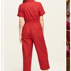 Brand new lucy and yak, raspberry jump suit